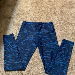 Fabletics leggings size medium zebra strip